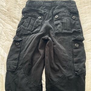 Matchstick black cargo pants